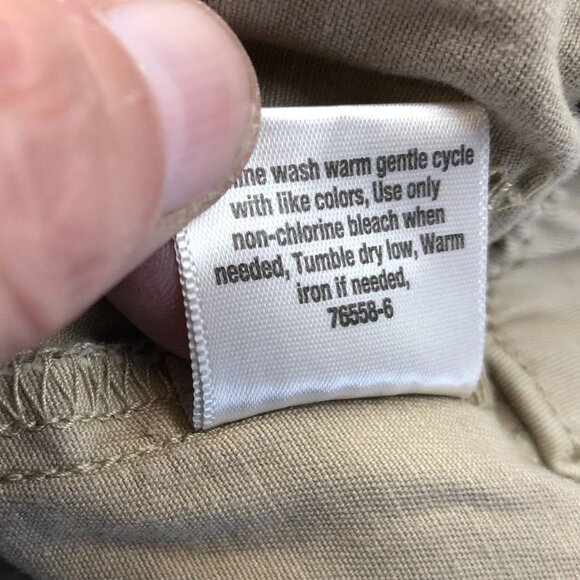 2 St. Johns Bay Womens Pants 10 Lot Of Two Khaki Chino Straight Leg Casual - Picture 14 of 16